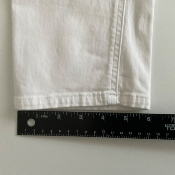 Jones NY Lexington Capri Pants Sz 2 White Slimming Classic Stretch Comfort Chic - Picture 7 of 8